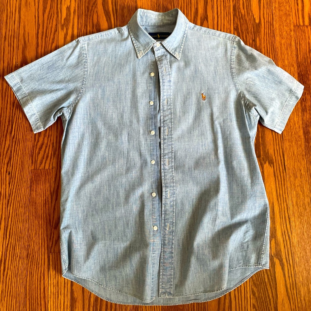 Polo Ralph Lauren Short Sleeve Button Up Medium